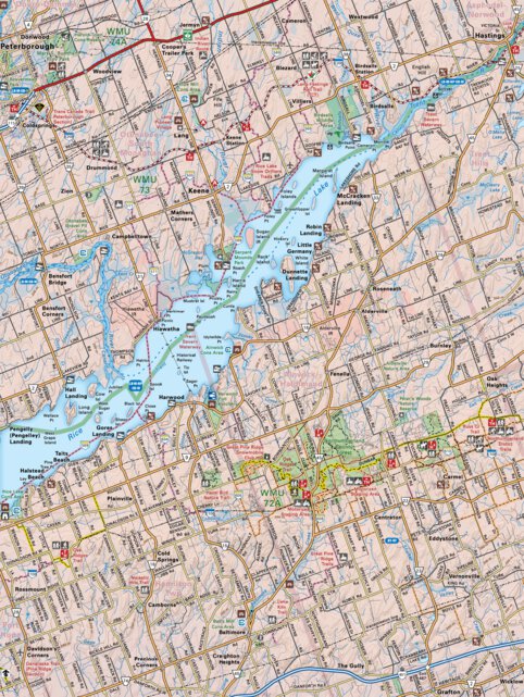 Rice Lake Ontario Map Ccon14 Rice Lake - Cottage Country Ontario Topo - Backroad Mapbooks -  Avenza Maps