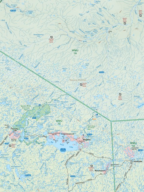 Big Trout Lake Map Nwon89 Big Trout Lake - Northwestern Ontario Topo - Backroad Mapbooks -  Avenza Maps
