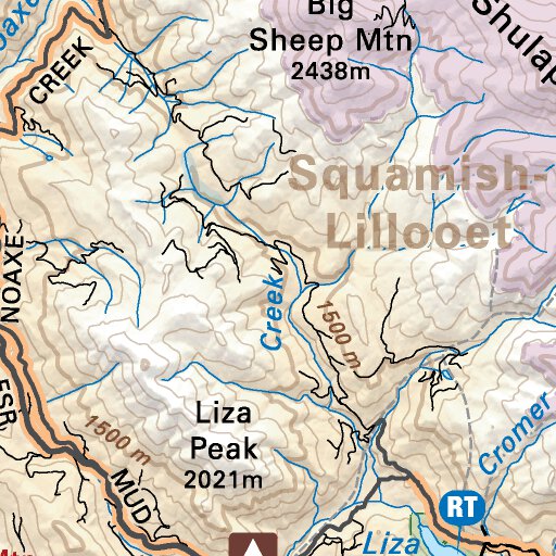 Gold Bridge Bc Map Ccbc04 Gold Bridge - Cariboo Chilcotin Coast Bc Topo - Backroad Mapbooks -  Avenza Maps