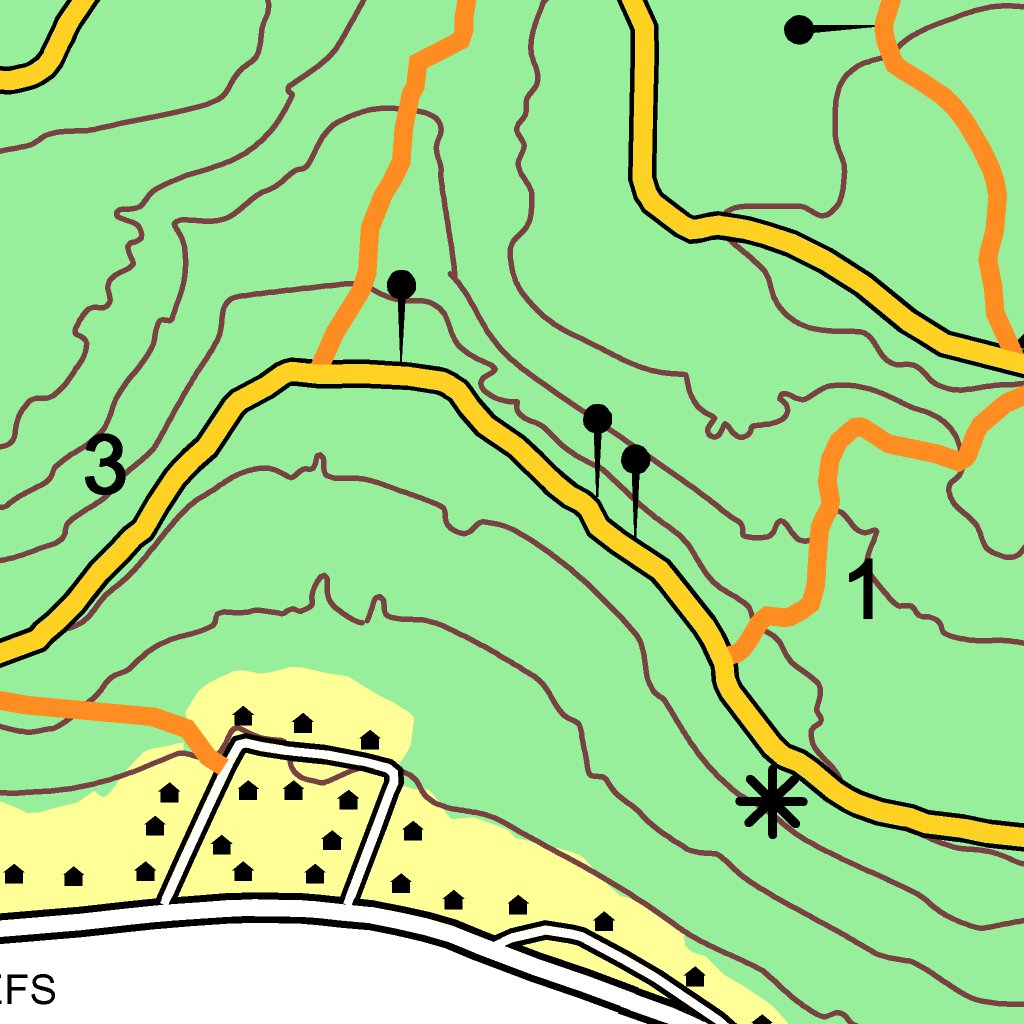 gula leden örnsköldsvik karta Gula Leden Asberget Ornskoldsvik 2 8 Skogsloparna Avenza Maps gula leden örnsköldsvik karta