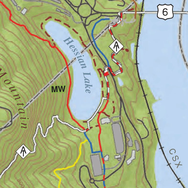 Bear Mountain Zoo Map Bear Mountain State Park Trail Map - New York State Parks - Avenza Maps