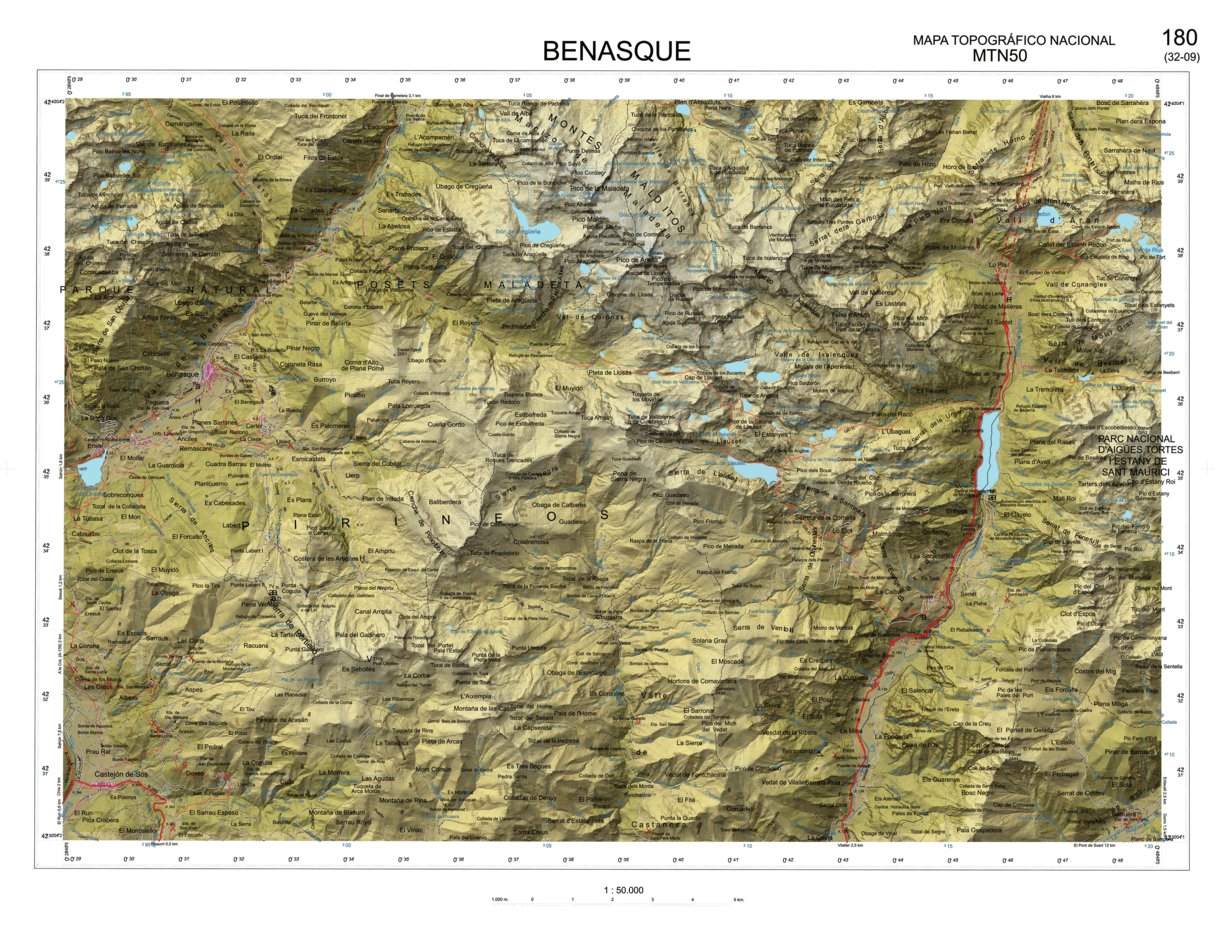 Pico De Aneto Map Benasque - Pico De Aneto - Adventuremapping Ltd. - Avenza Maps