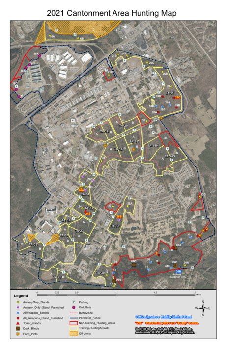 Ft Lee Va Map Fort Lee 2021 Cantonment Area Hunting - Isportsman - Ascis Solutions -  Avenza Maps