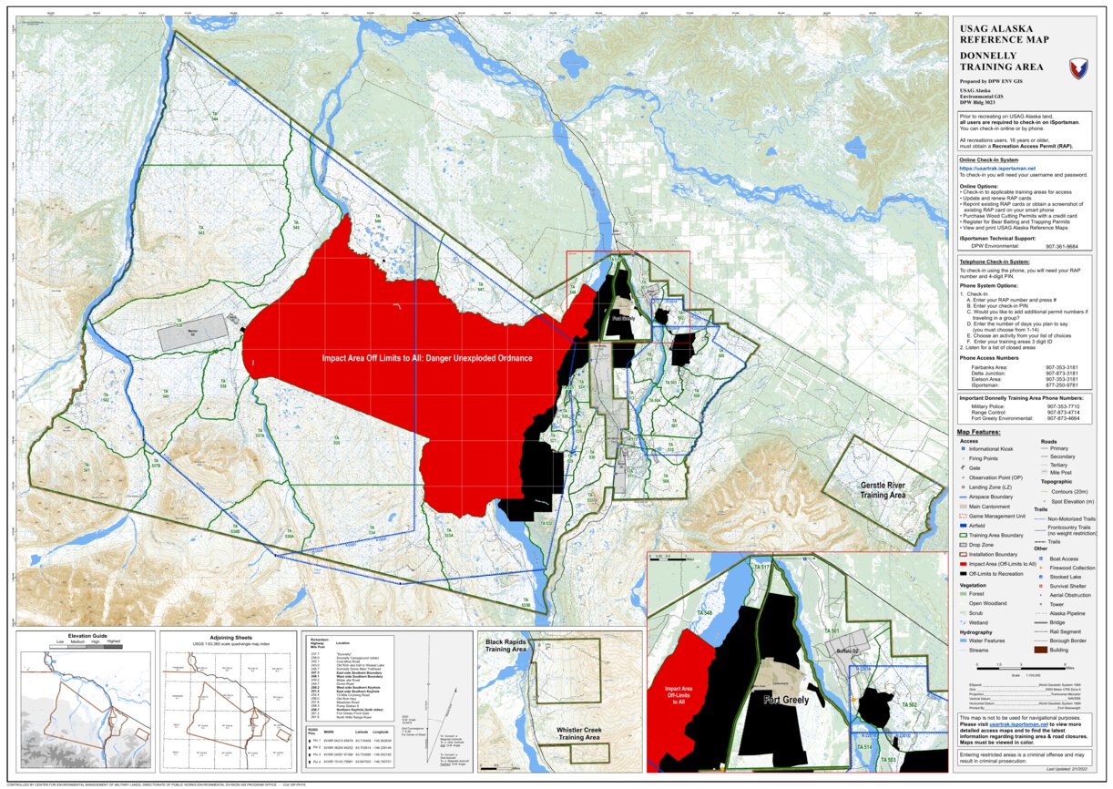 Cfb Wainwright Training Area Map Wainwright Donnelly Training Area Recreation - Isportsman - Ascis Solutions  - Avenza Maps