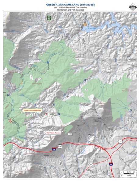 Green River Game Land North Carolina Wildlife Resources Commission Avenza Maps