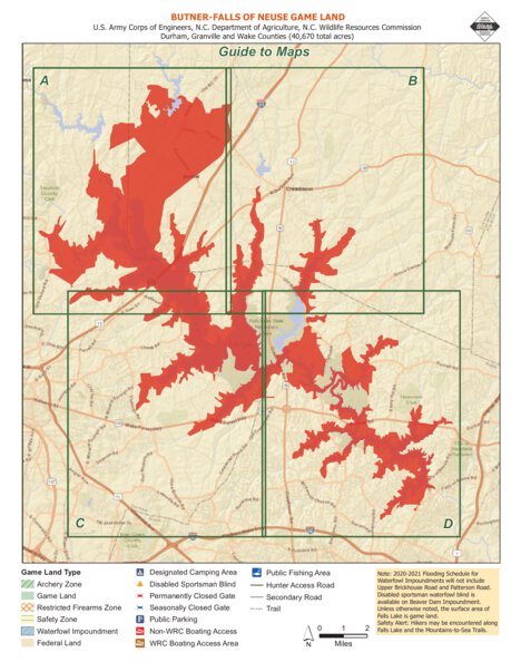 Butner Falls Of Neuse Game Land North Carolina Wildlife Resources Commission Avenza Maps