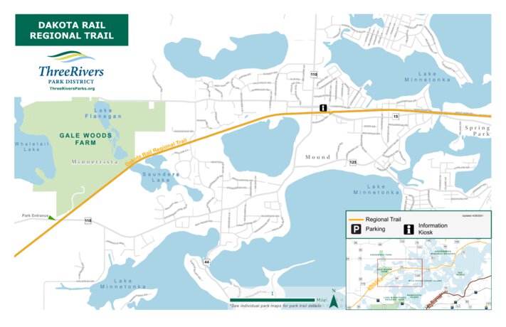 Dakota Rail Trail Map 2025 - Main Image
