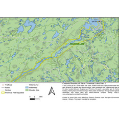 Ontario Provincial Park Ivanhoe Lake Map Bundle Xavier Maps Avenza