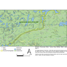 Ontario Nature Reserve: Turtle River-White Otter Lake Map Bundle