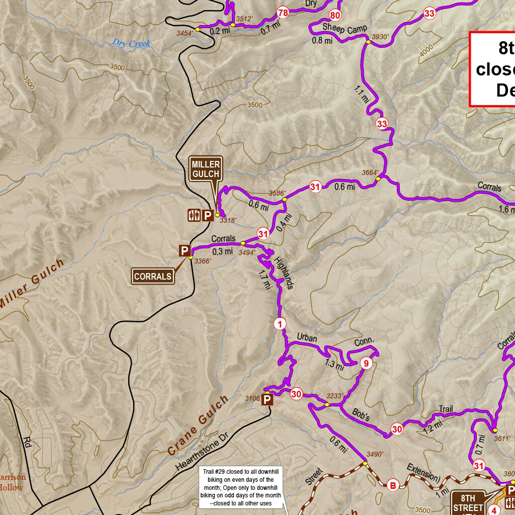 Ridge To Rivers Map Ridge To Rivers Trail System Map - City Of Boise - Ridge To Rivers Program  - Avenza Maps