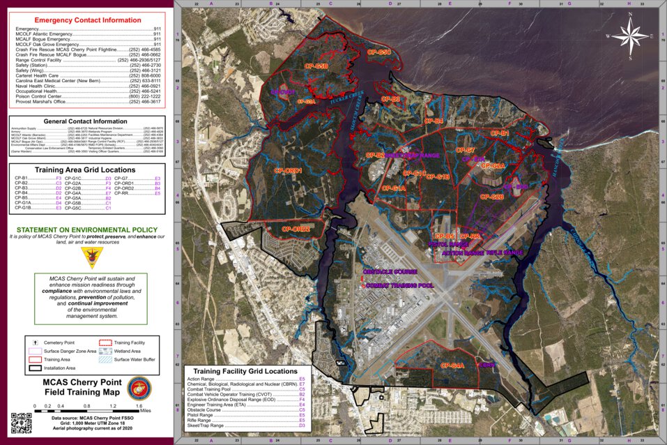 Mcas Cherry Point Map Mcas Cherry Point - Mcas Cherry Point - Avenza Maps
