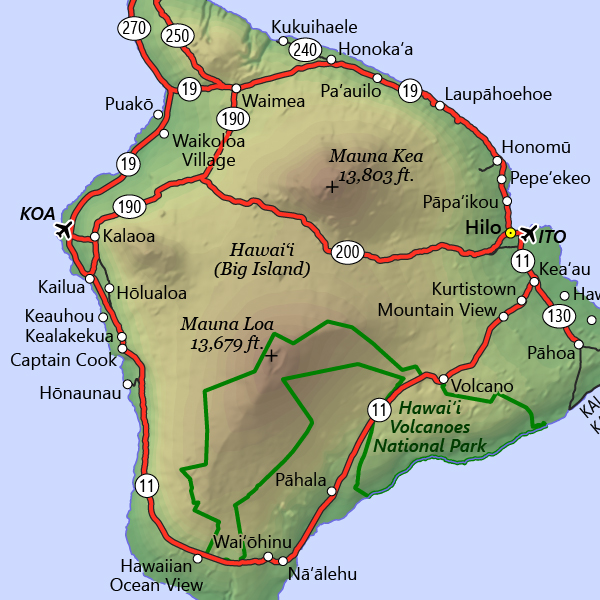 Hawaii Interstate Highway Map Hawaii Highway Map - World Sites Atlas - Avenza Maps