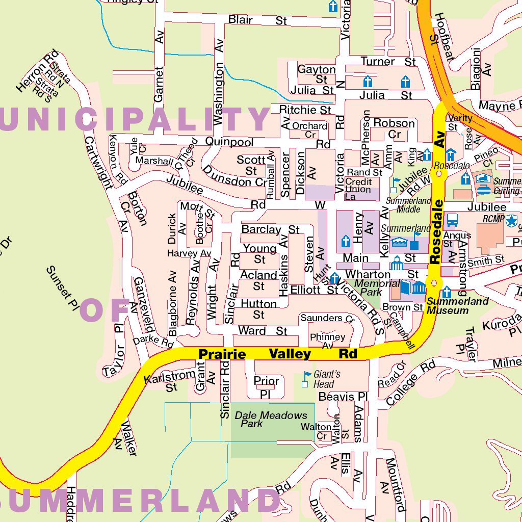 Map Of Summerland Bc Summerland, Bc - Mapmobility Corp. - Avenza Maps
