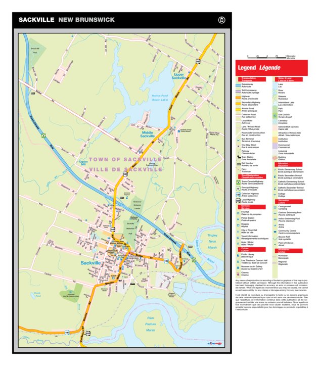 Map Of Sackville Nb Sackville, Nb - Mapmobility Corp. - Avenza Maps
