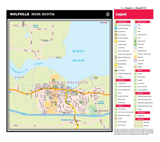 Wolfville Nova Scotia Map Wolfville, Ns - Mapmobility Corp. - Avenza Maps