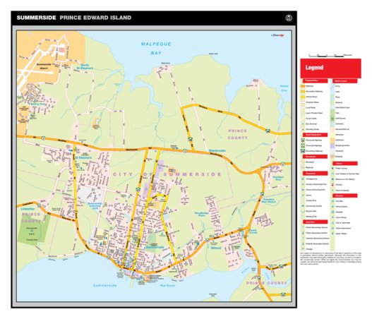 Map Of Summerside Pei Summerside, Pei - Mapmobility Corp. - Avenza Maps