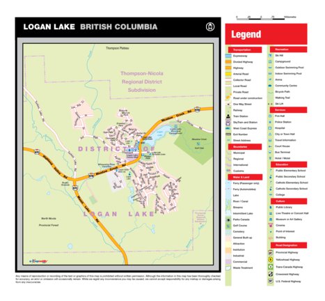 Map Of Logan Lake Bc Logan Lake, Bc - Mapmobility Corp. - Avenza Maps
