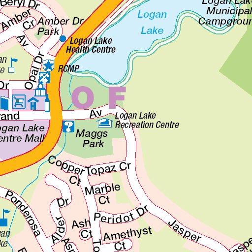 Map Of Logan Lake Bc Logan Lake, Bc - Mapmobility Corp. - Avenza Maps