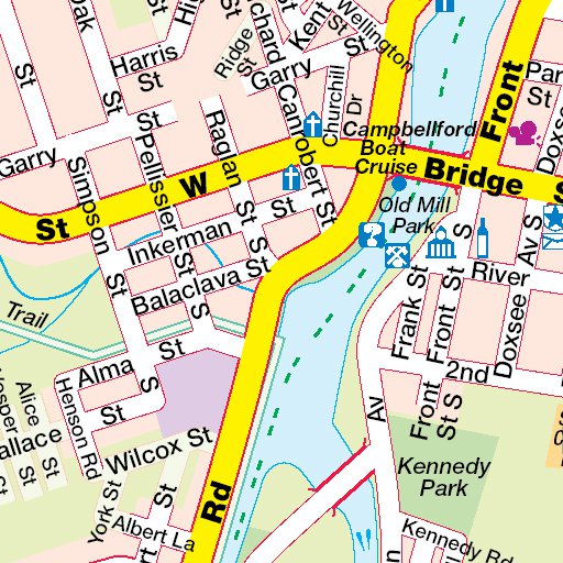 Map Of Campbellford Ontario Campbellford, On - Mapmobility Corp. - Avenza Maps