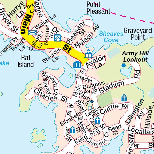 Port Aux Basques Map Channel-Port Aux Basques, Nl - Mapmobility Corp. - Avenza Maps