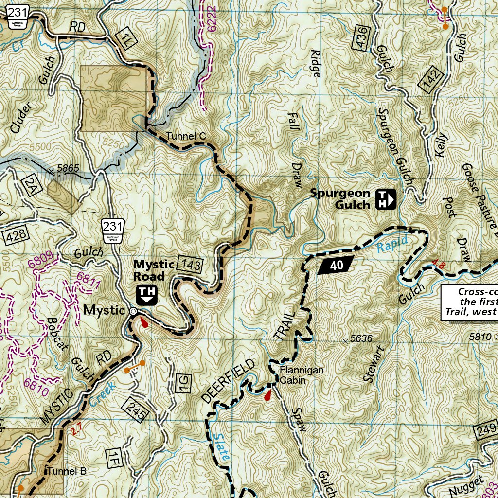 Black Hills Trail Map Black Hills National Forest [Map Pack Bundle] - National Geographic -  Avenza Maps