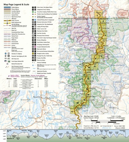 Pacific Crest Trail Southern Oregon - 20191122232012 TI00001002 PCT Washington North Map 00 GeoTif Preview 0