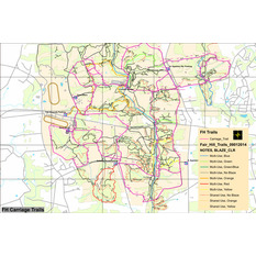 Fair Hill Hiking Trails Fair Hill Carriage Trails - Delaware Trail Spinners, Inc. - Avenza Maps