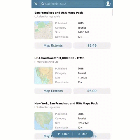 Map Store Experience