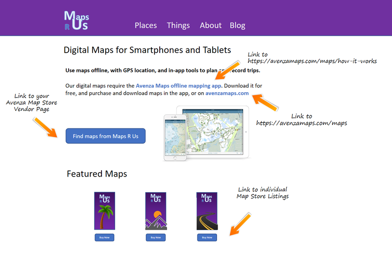 ecommerce website for maps
