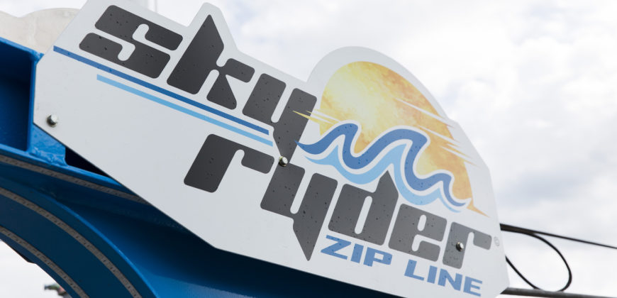 Bridges Bay Zipline Sign