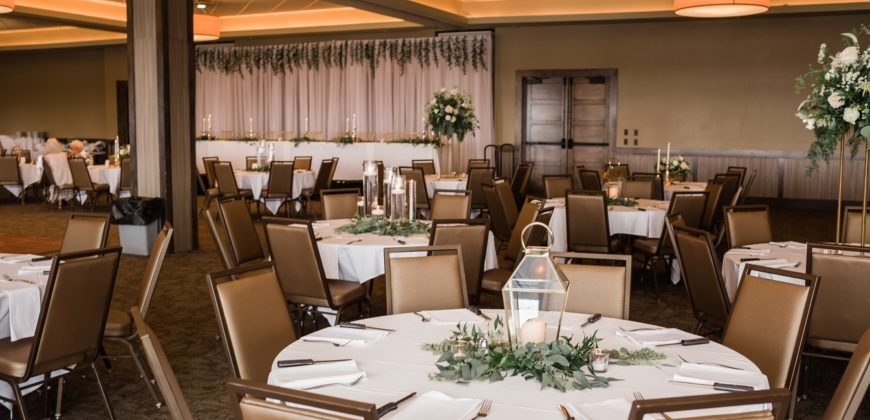 Indoor Reception Tables setup