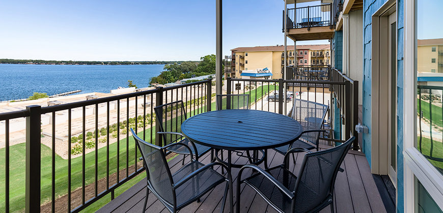 Patio with table and chairs