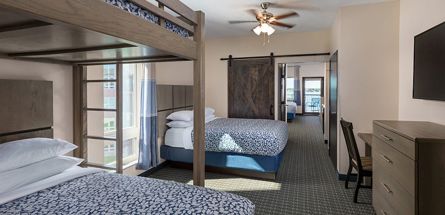 Bunk Room with additional bed