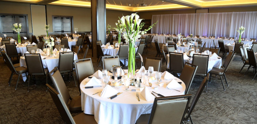 Wedding Table setup for a reception