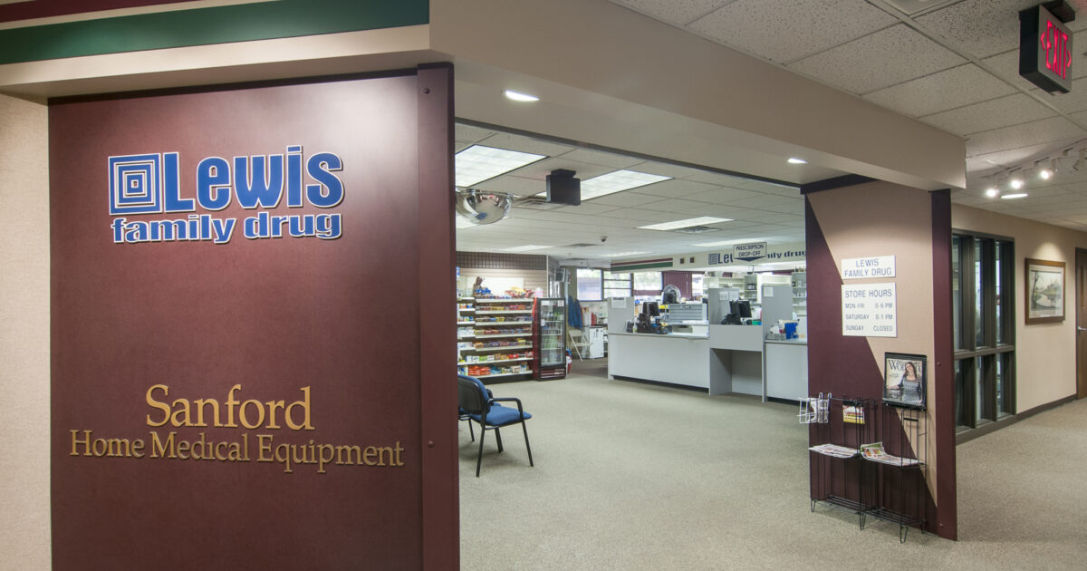 Lewis Pharmacy Sanford Grange Avenue, Sioux Falls Lewis