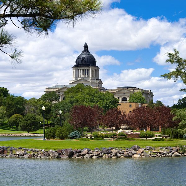 Capitol Building with lake
