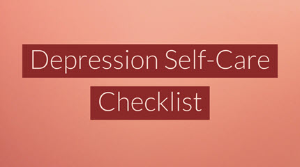 Depression Self-Care Checklist