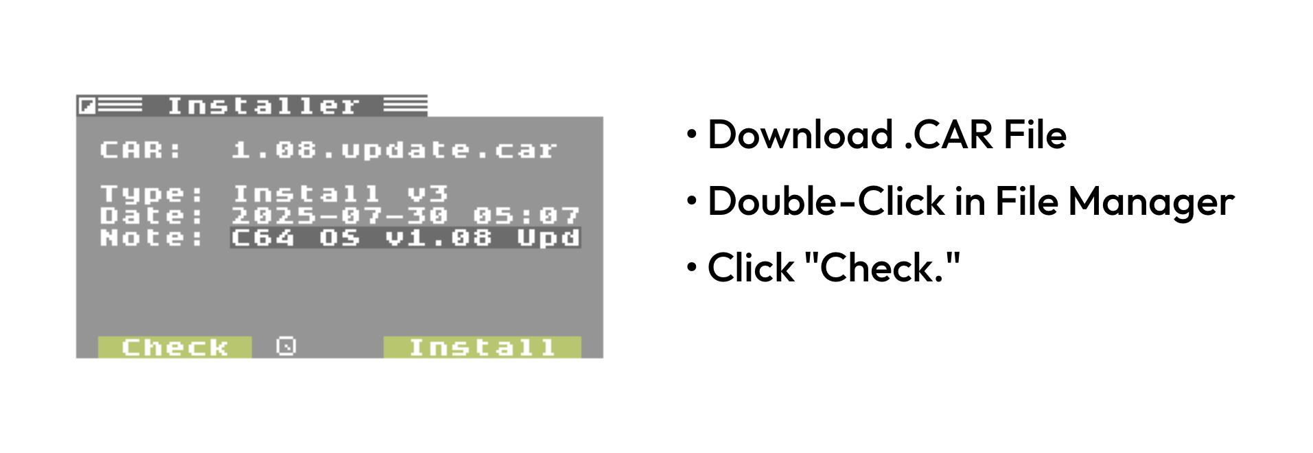 Installing Software Updates is easy as 1, 2, 3. Open.