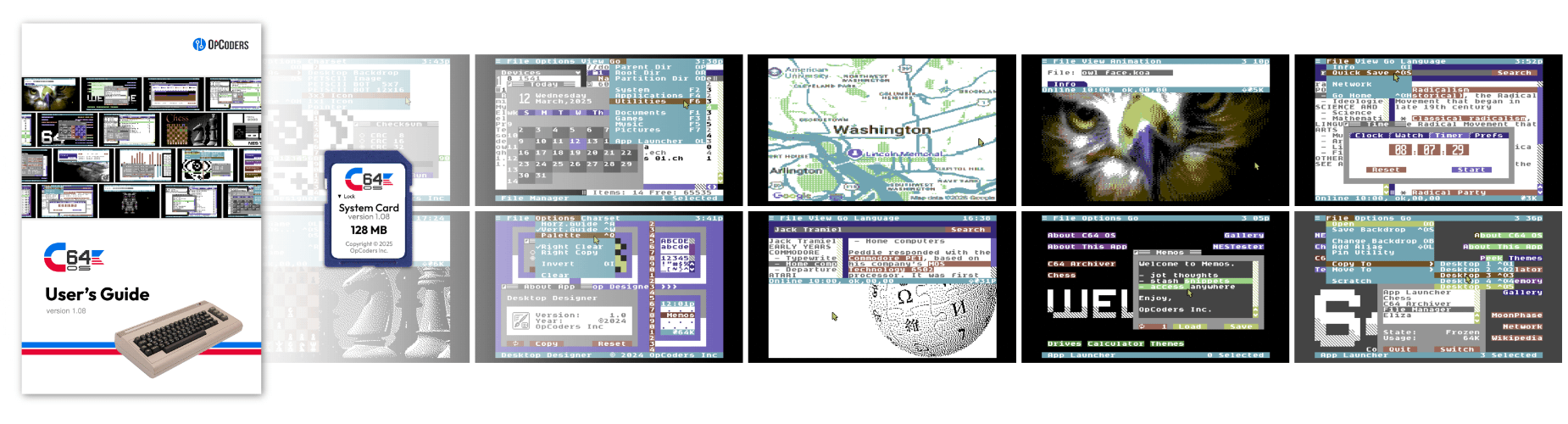 Screenshot Banner with User's Guide