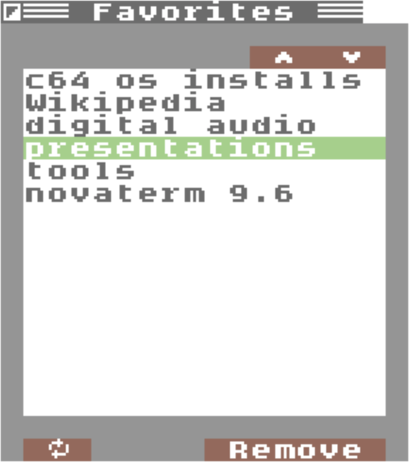 Favorites Editor Utility.