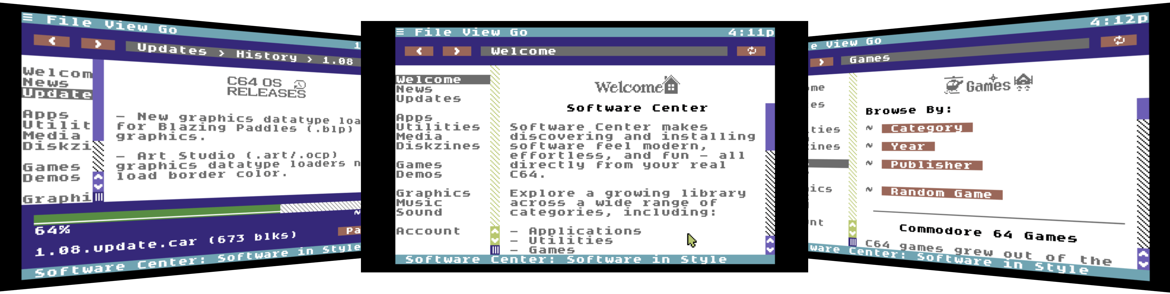 Software Center - Welcome.