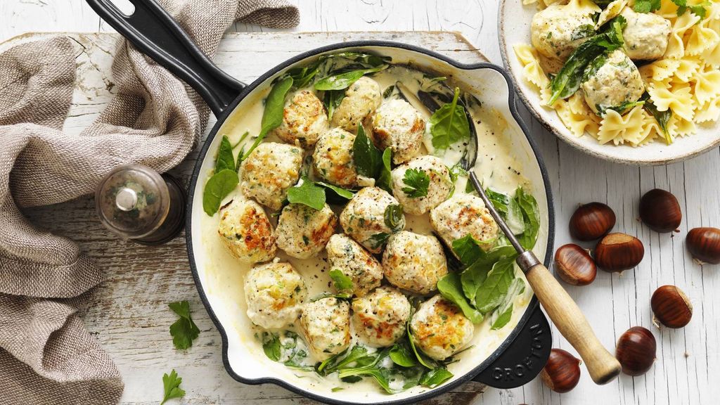 Chestnut & chicken meatballs Sawyer Rd Chestnuts