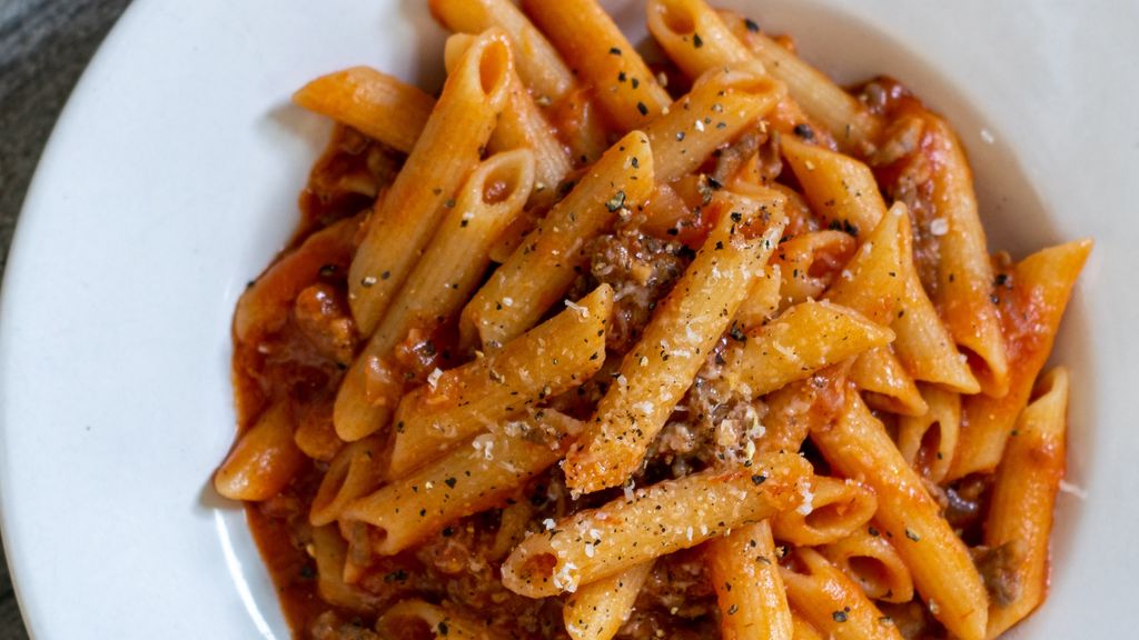 Pasta with Brown Rice and Greens Sample