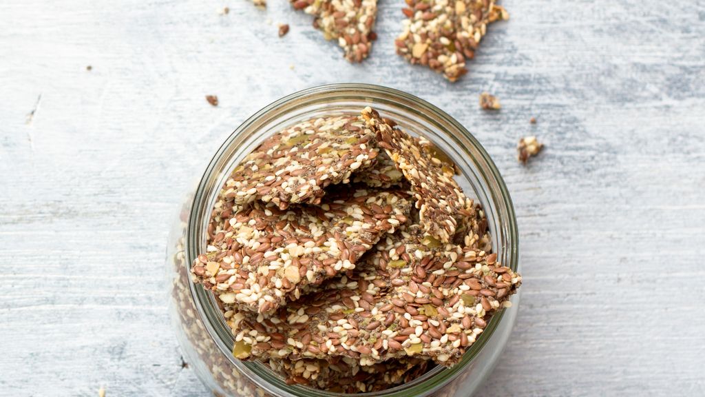 Banana Chia Crackers