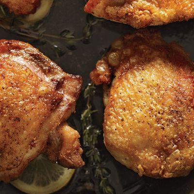 Perfect Cast-Iron Skillet Chicken Thighs-image