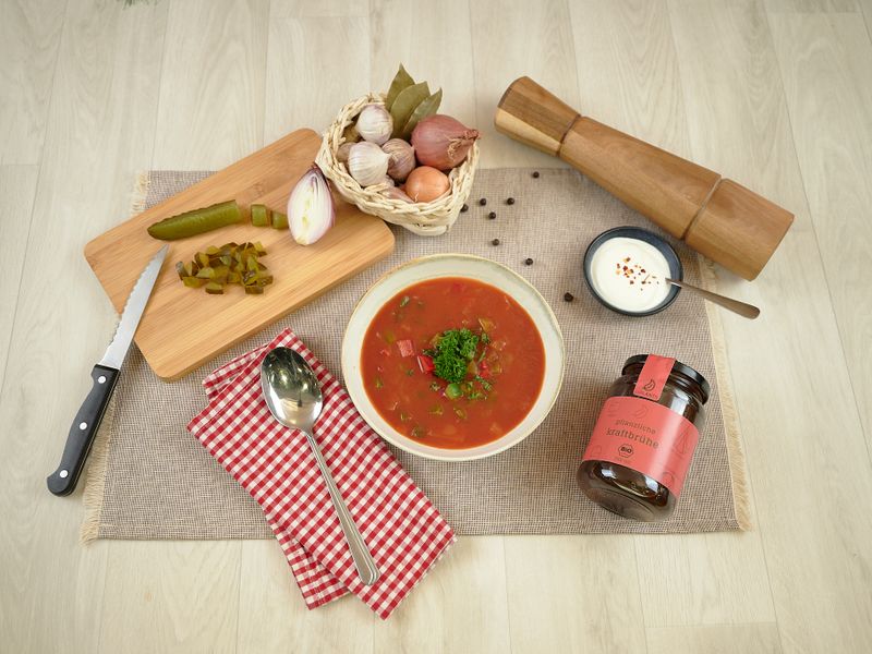 Vegane Soljanka mit pflanzlicher Kraftbrühe recipe Vegane Soljanka mit pflanzlicher Kraftbrühe recipe