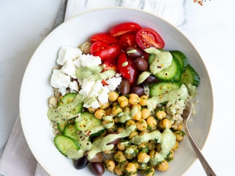 Mediterranean Grain Bowl recipe