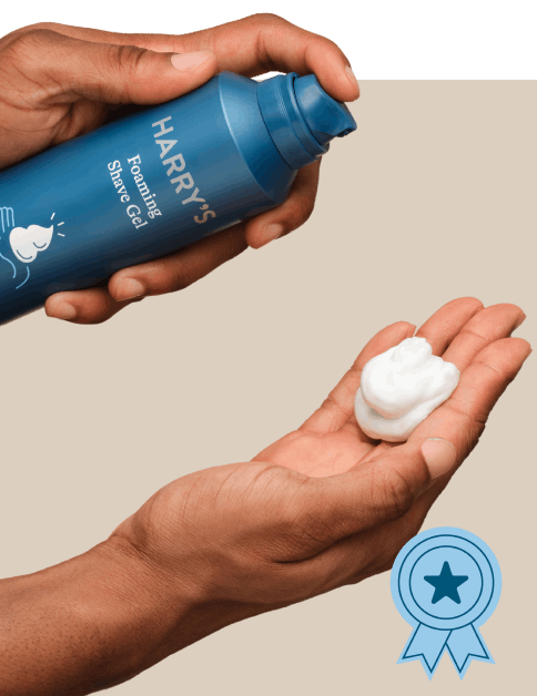 Foaming shave gel