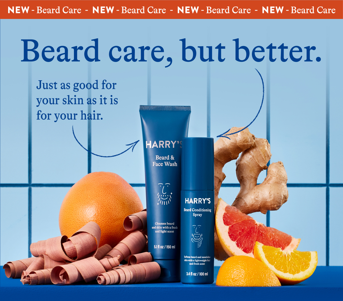 NEW - Beard Care. Beard care, but better.