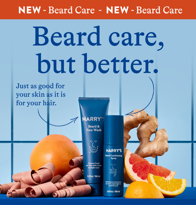 NEW - Beard Care. Beard care, but better.